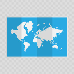 world map. graphic vector of countries world map