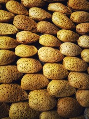 Almonds with shell ordered in group
