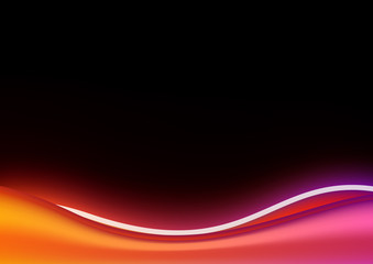 Creative Curve Background vector image design