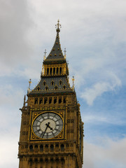 Fototapeta na wymiar Big ben in London closeup