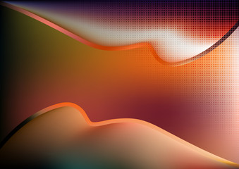 Creative Curve Background vector image design