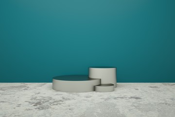 3D rendering colorful geometric background, can be used for posters, commercial activities and other background