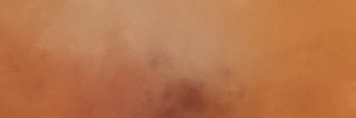 vintage abstract painted background with peru, rosy brown and sienna colors and space for text or image. can be used as header or banner