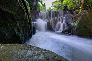 Amazig Waterfall at the Secret Buddha Garden on Ko Samui, Thailand