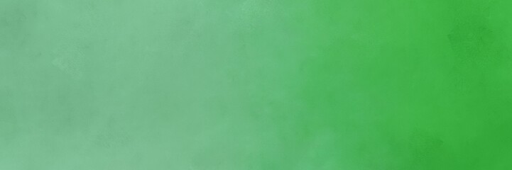 vintage abstract painted background with dark sea green, medium sea green and lime green colors and space for text or image. can be used as header or banner