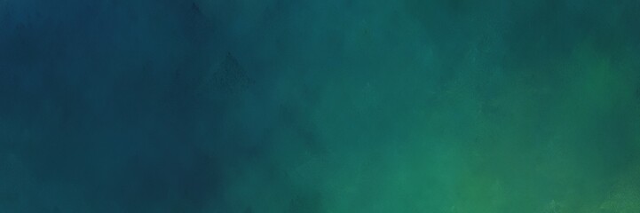 vintage texture, distressed old textured painted design with dark slate gray, teal green and sea green colors. background with space for text or image. can be used as header or banner