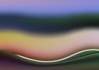 Creative Curve Background vector image design