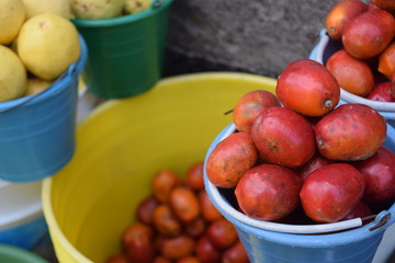 frutas de ambulantes
