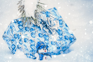 Подарок на снегу