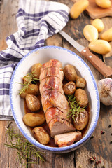 filet mignon with roasted potato