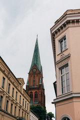 Belfry of the Cathedral of Schwerin, Germany
