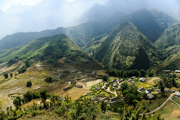 Landscape of Sapa, Vietnam