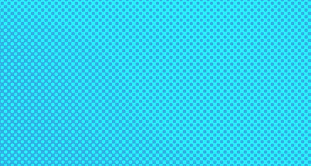 Blue halftone pop art background abstract vector comics style blank layout template with clouds beams and isolated dots pattern. For sale banner for your designe 1960s. with copy space eps10