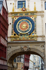 Obraz premium Big clock in Rouen