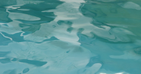 Swimming pool water wave in blue color