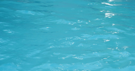 Swimming pool water wave in blue color