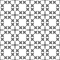 Naklejka premium Abstract thin line seamless pattern. Linear ornamental geometric background. Wrapping paper. Vector illustration. 