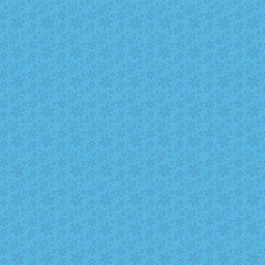 Blue floral  background, festive seamless  pattern