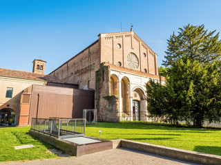 Padua, Italy: Church of the Eremitani. Padua is a city in the Veneto region of Italy known for the...