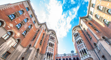 Fototapeta premium Sent Antuan Kilisesi. View of Nave of the Saint Anthony of Padua (St. Antoine Church). It is the largest Roman catholic cathedral in Istanbul. Beyoglu district