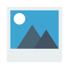 Landscape Vector illustration. Modern flat Icon for Business & Office. 