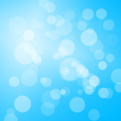 abstract blue background with bokeh