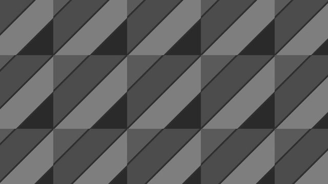 Graphic pattern in black and white with stroboscopic and hypnotic effect, while increasing in size and then reducing it, in 16: 9 video format