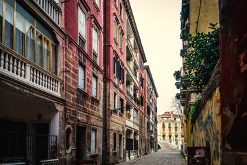Narrow alley in Venice