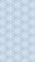 Seamless Pattern (Triangle shapes, White Star Light on Blue Textile, Wooden Pattern)
