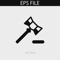 Auction icon. EPS vector file