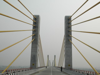 Obraz premium bridge over river 2
