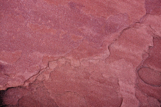 Red Sand Stone Wall Texture Background. Floor