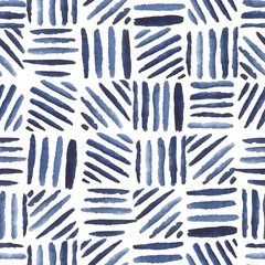 Seamless background. Pattern of strokes. Watercolor. Hand drawn