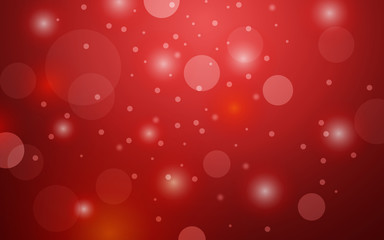 Beautiful red light bokeh background