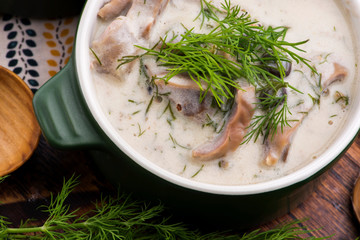 turkish traditional tripe soup; iskembe corbasi and offal soup