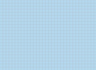 seamless texture of graph paper, grid line paper of sheet, gray straight lines on blue background,...