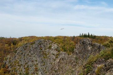 View of Divoka Sharka (Divoká Šárka)  natural park on the north-west of Prague Czech Republic