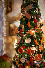 Christmas home decor, still life and decorations