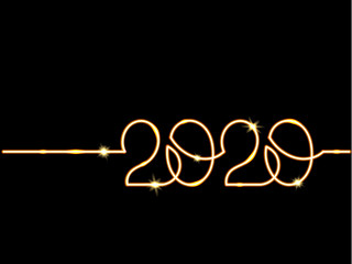 Continuous line drawing 2020