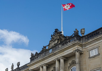 Fototapeta na wymiar Danish Royal Flag