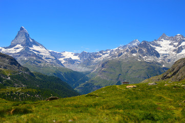 Naklejka premium matterhorn in switzerland
