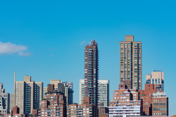 Fototapeta na wymiar Upper East Side Skyline in New York City