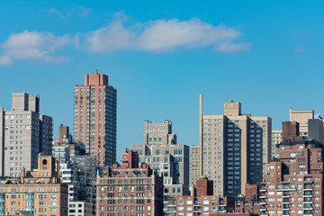 Fototapeta na wymiar Upper East Side Skyline in New York City