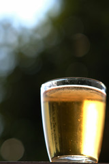 glasses of cocktail on a background