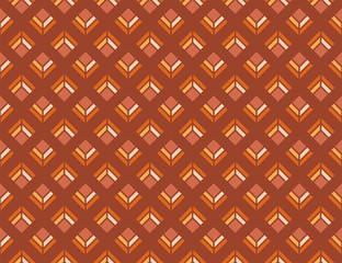 Classic art deco seamless pattern. Geometric stylish ornament. Vector antique texture.