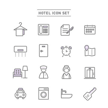 HOTEL ICON SET