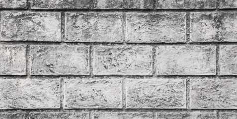 Old white brick wall texture for a background