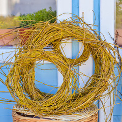 decor of wreaths of twigs