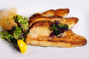 Fish dish - fish fillet and vegetables