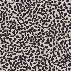 Abstract animal fur seamless pattern. Wildlife skin wallpaper.